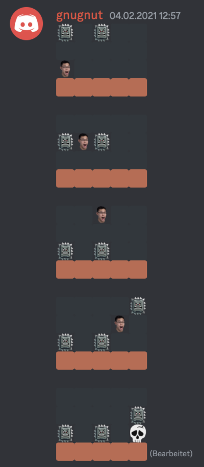 A pinboarded Super Pham Bros level